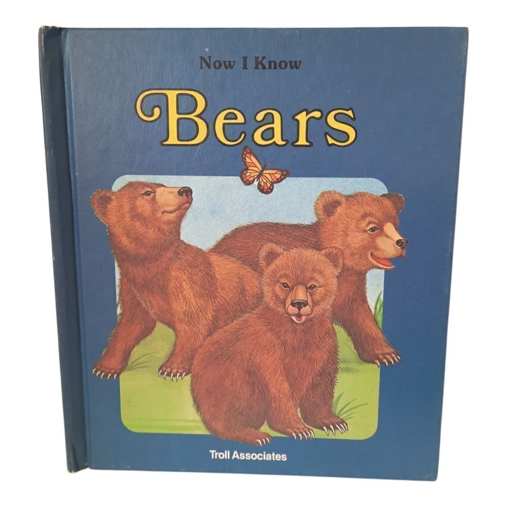 Vintage I Know Bears Hardcover Book